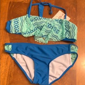 NWT-Summer Crush Flounce Two Piece Bikini Swimsuit